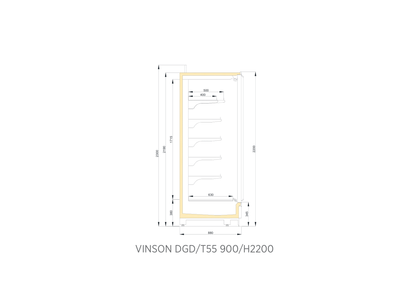 VINSON DGD T55 900/H2200