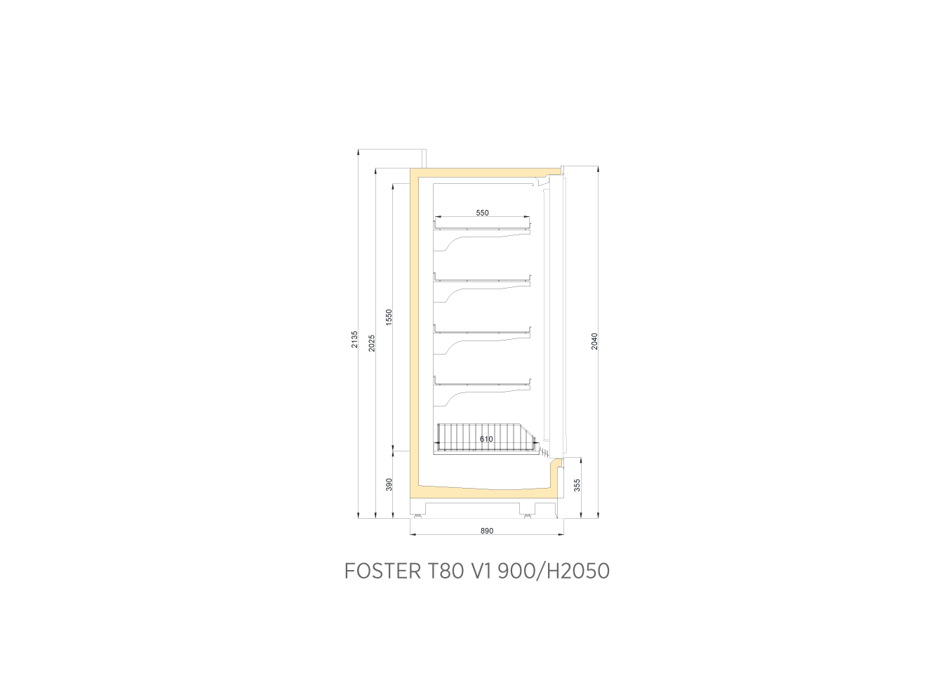 FOSTER T80 V1 900/H2050
