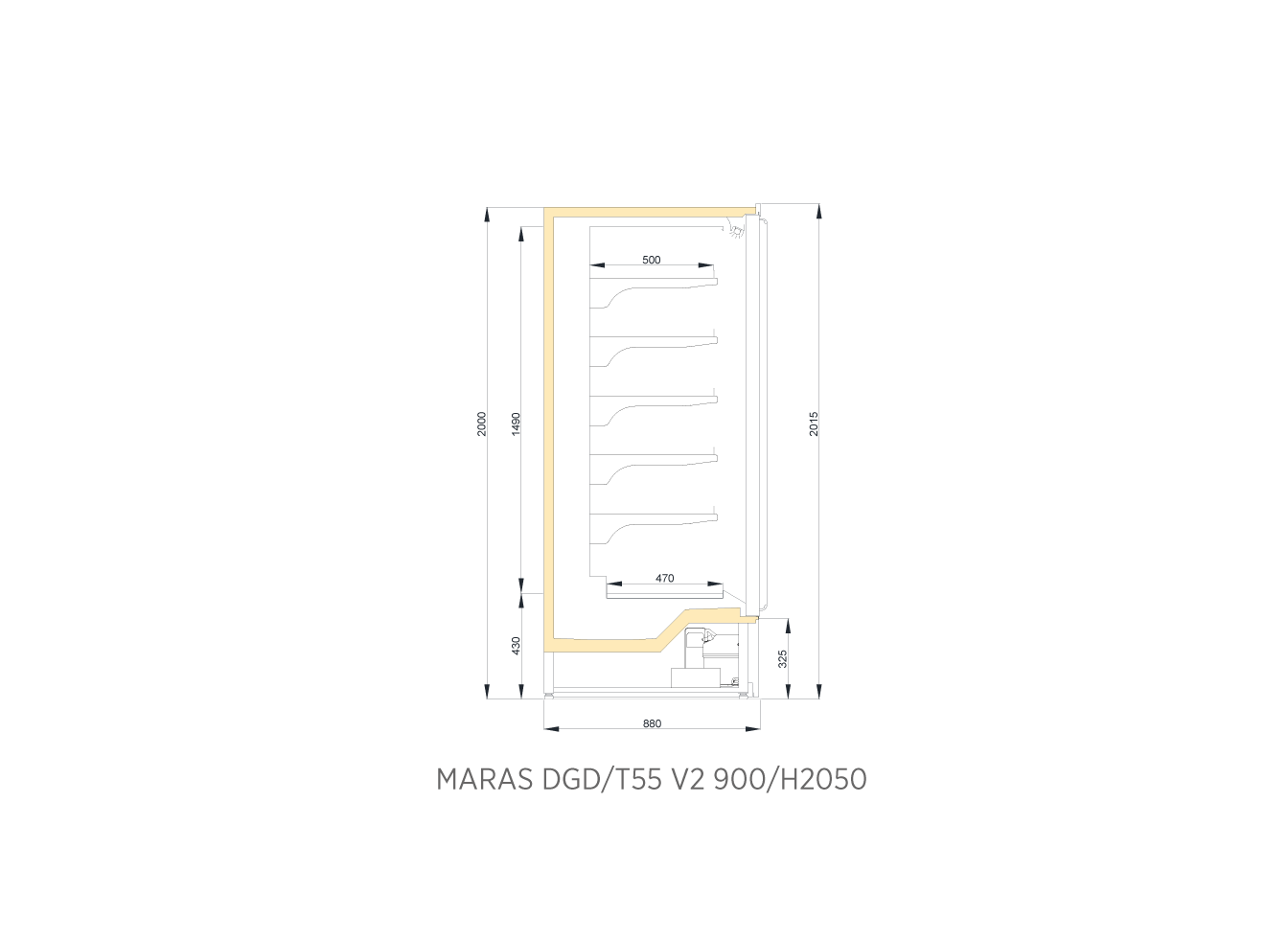 MARAS DGD T55 V2 900/H2050