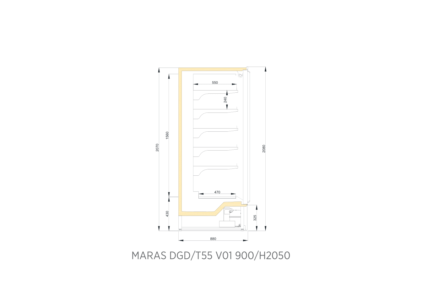 MARAS DGD T55 900/H2050