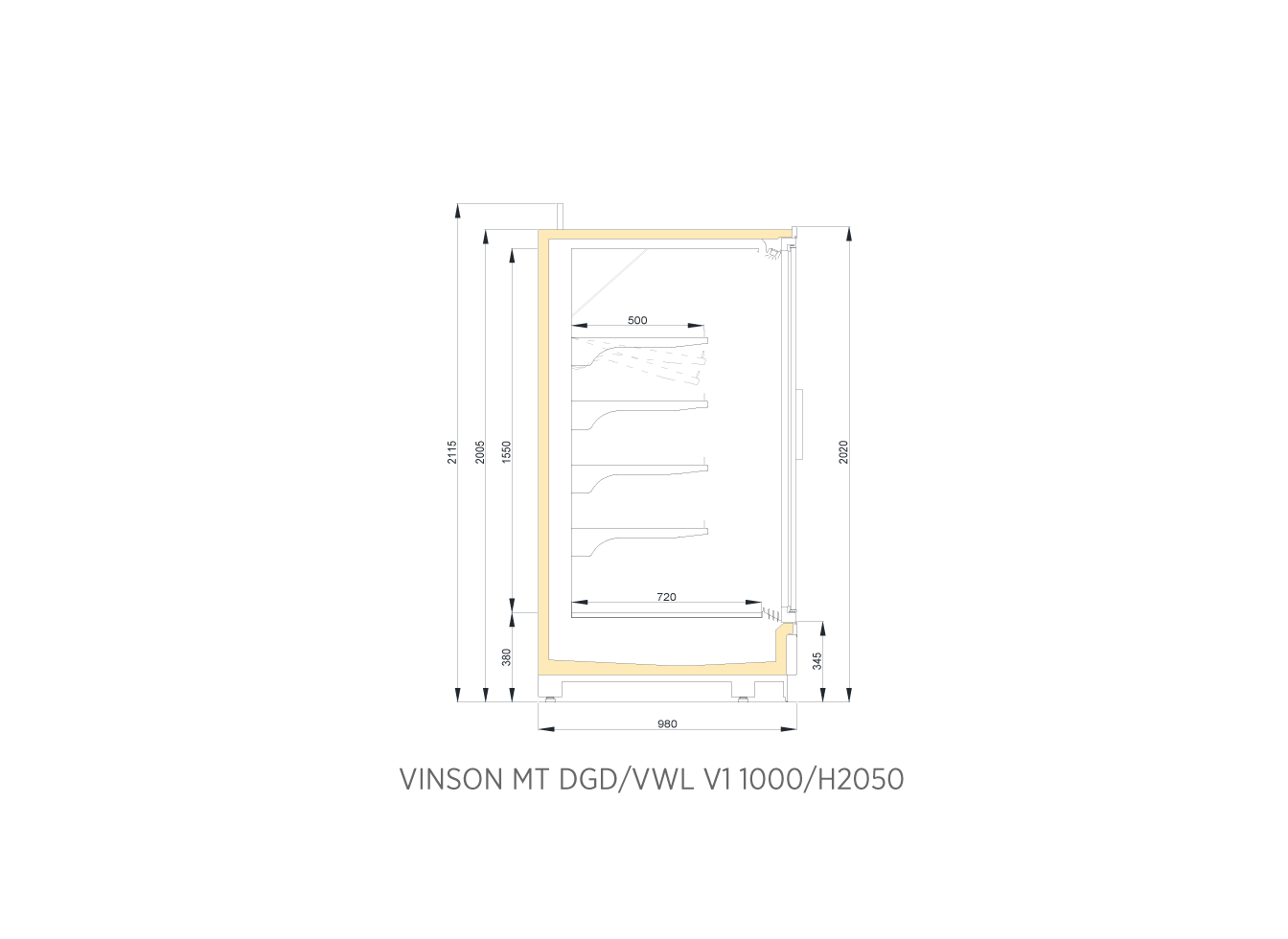 VINSON MT VWL V1 1000/H2050