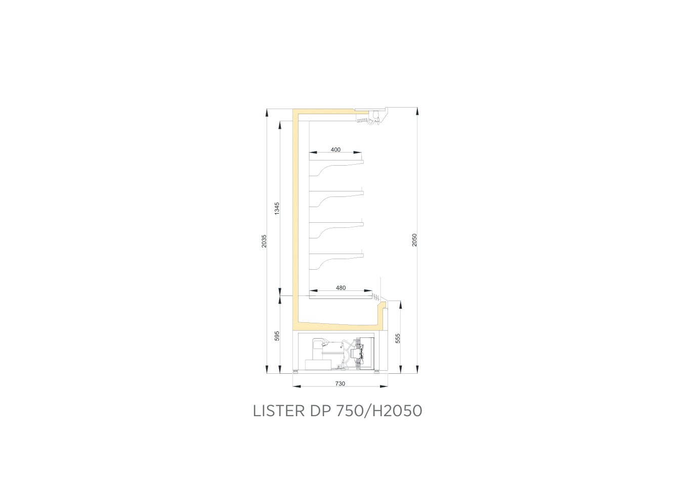 LISTER DP 750/H2050