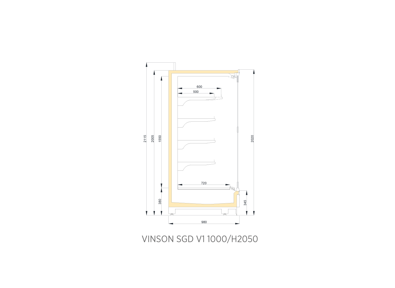 VINSON SGD V1 1000/H2050