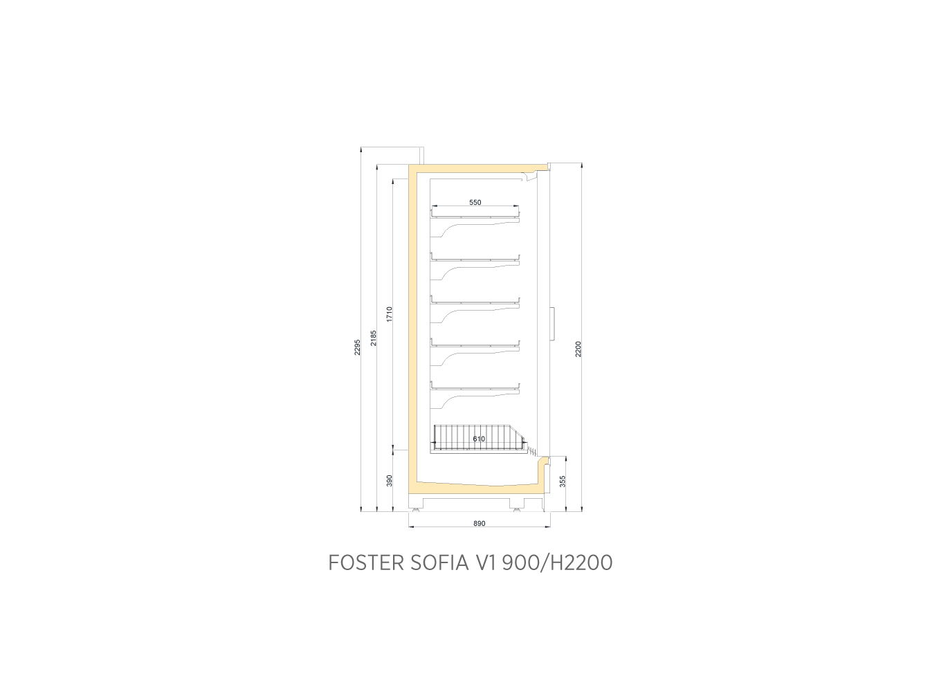 FOSTER SOFIA V1 900/H2200