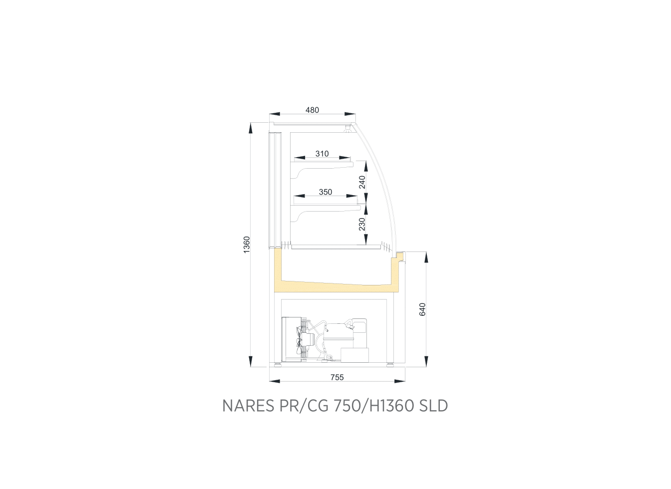 NARES PR/CG 750/H1360 SLD