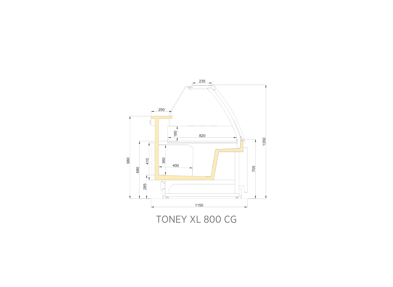 TONEY CG XL 800
