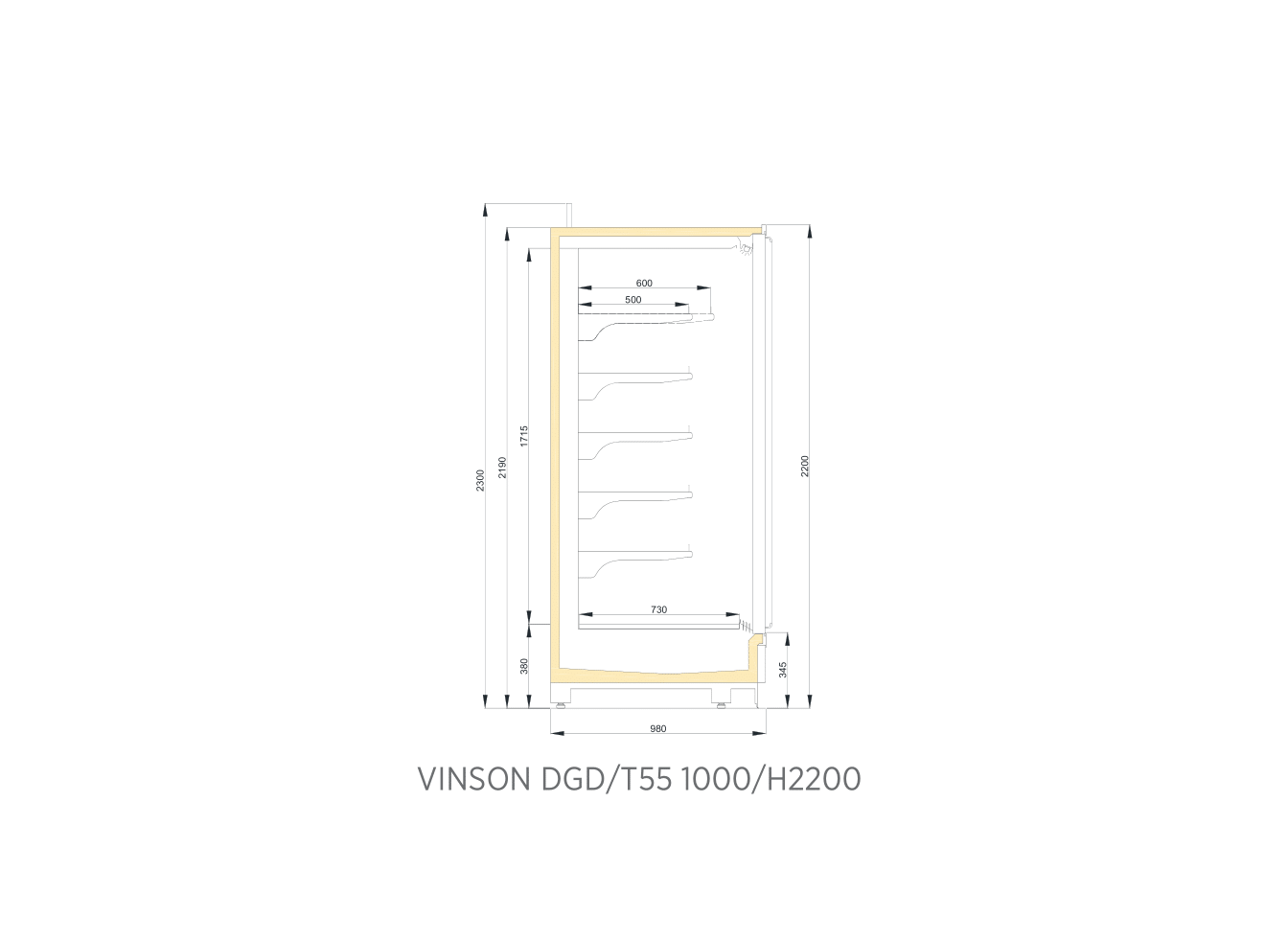 VINSON DGD T55 1000/H2200
