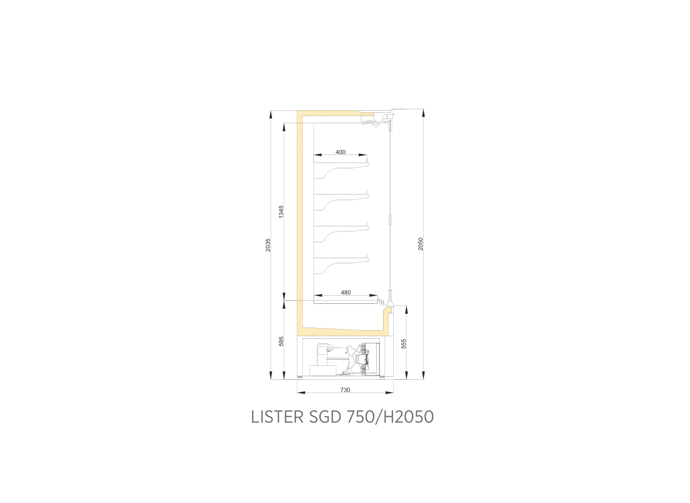 LISTER SGD 750/H2050