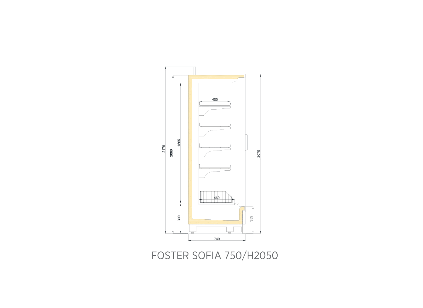 FOSTER SOFIA 750/H2050