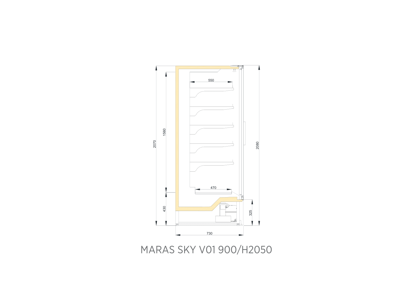 MARAS SKY 900/H2050