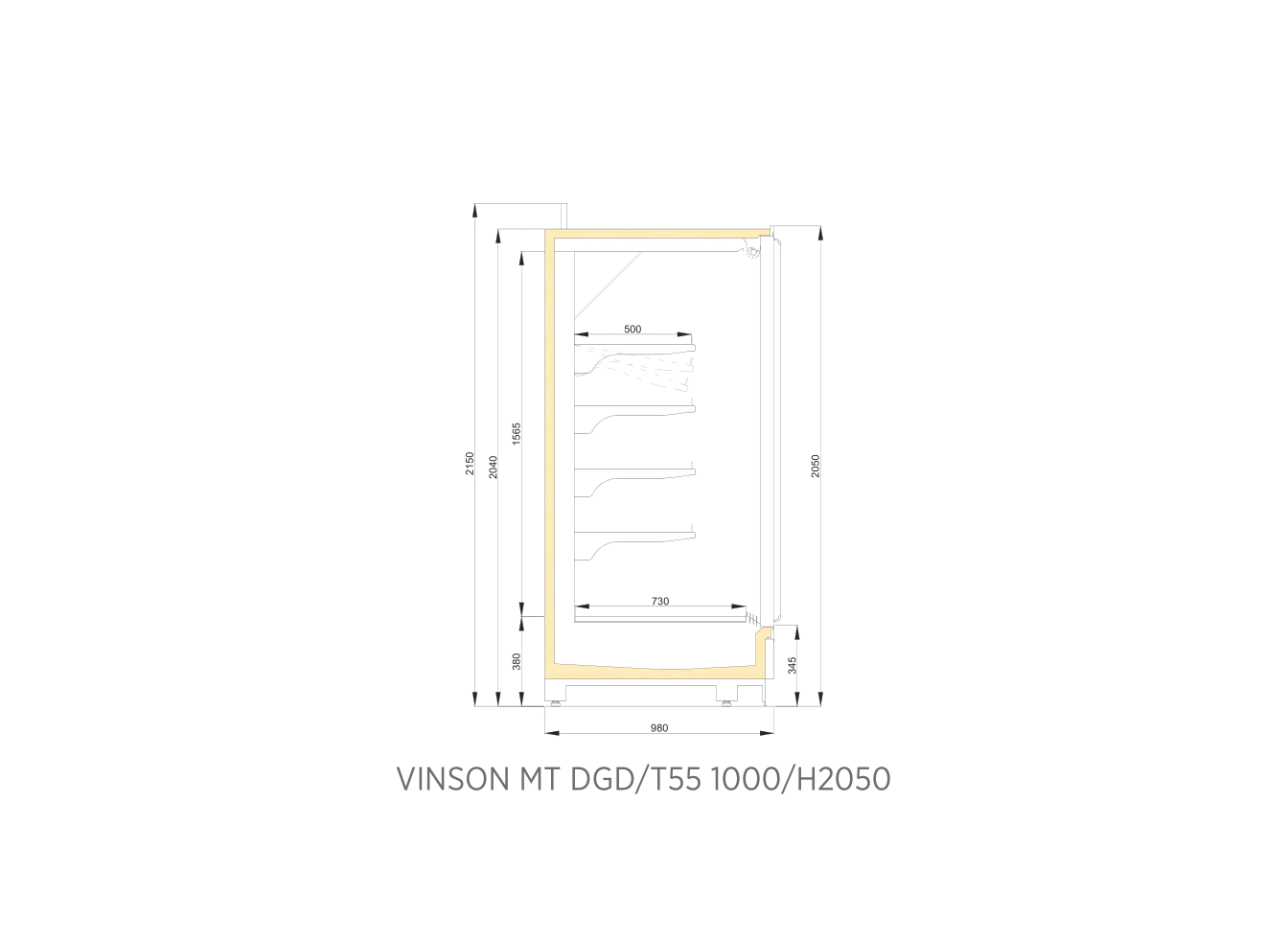 VINSON MT T55 1000/H2050