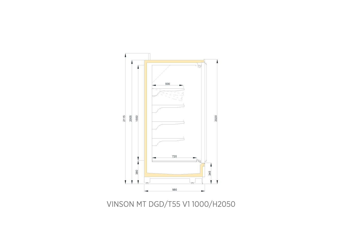 VINSON MT T55 V1 1000/H2050