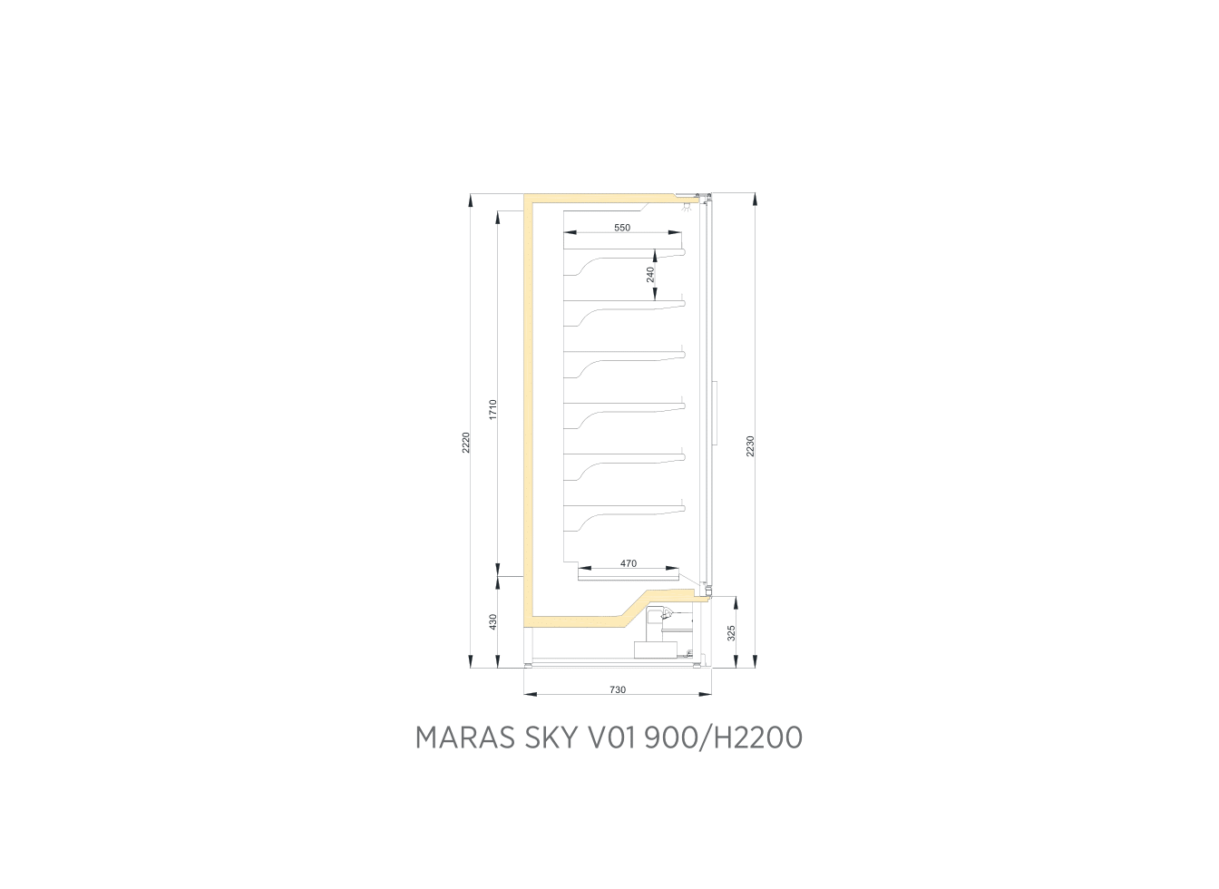 MARAS SKY 900/H2200