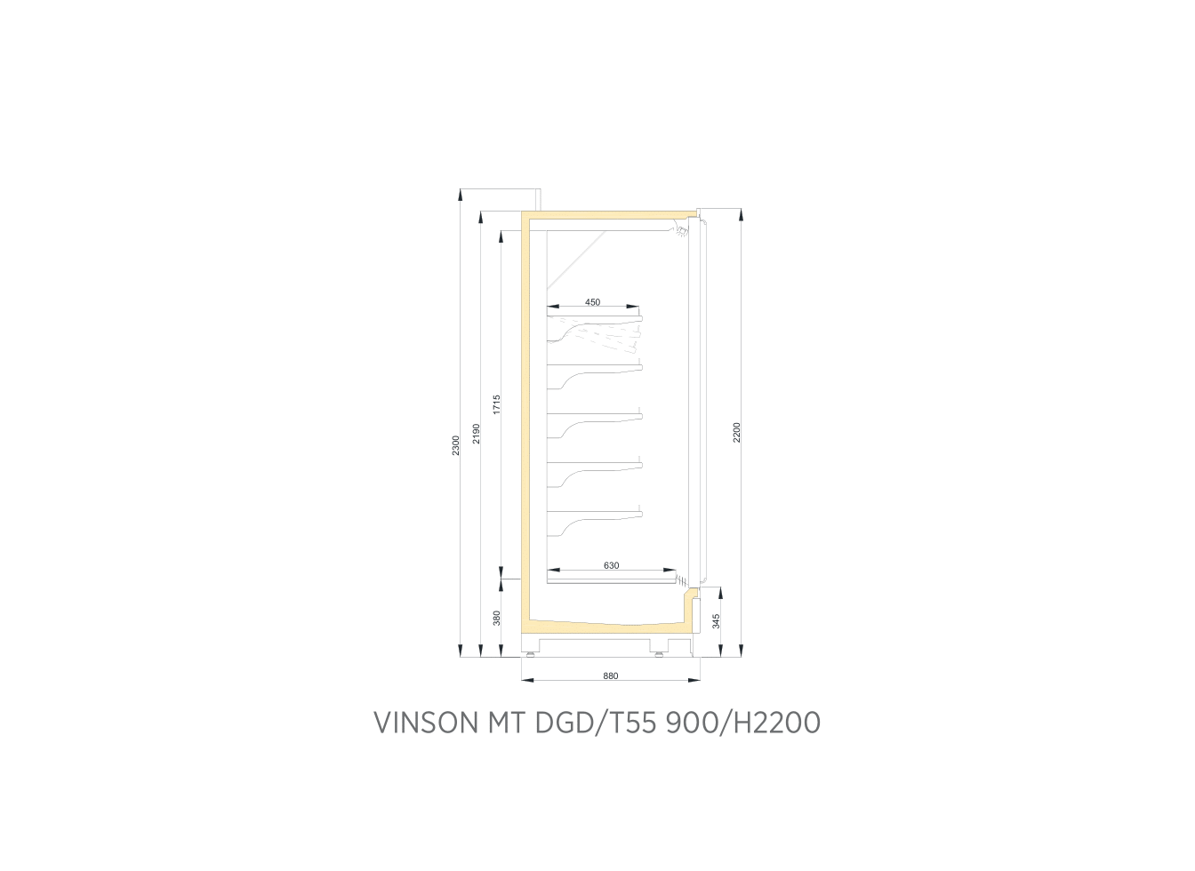 VINSON MT T55 900/H2200