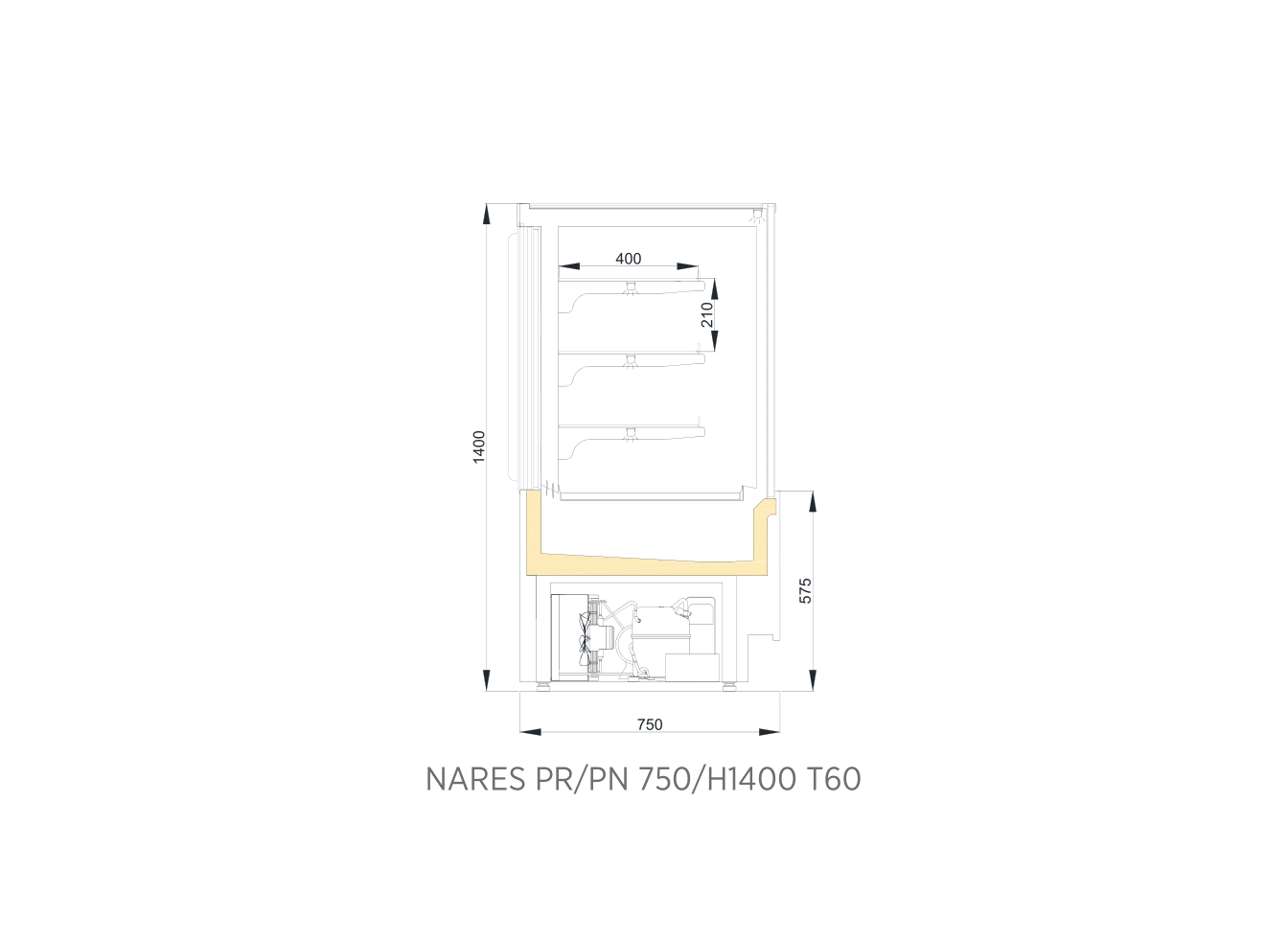 NARES REMOTE-PN 750 H1400 T60