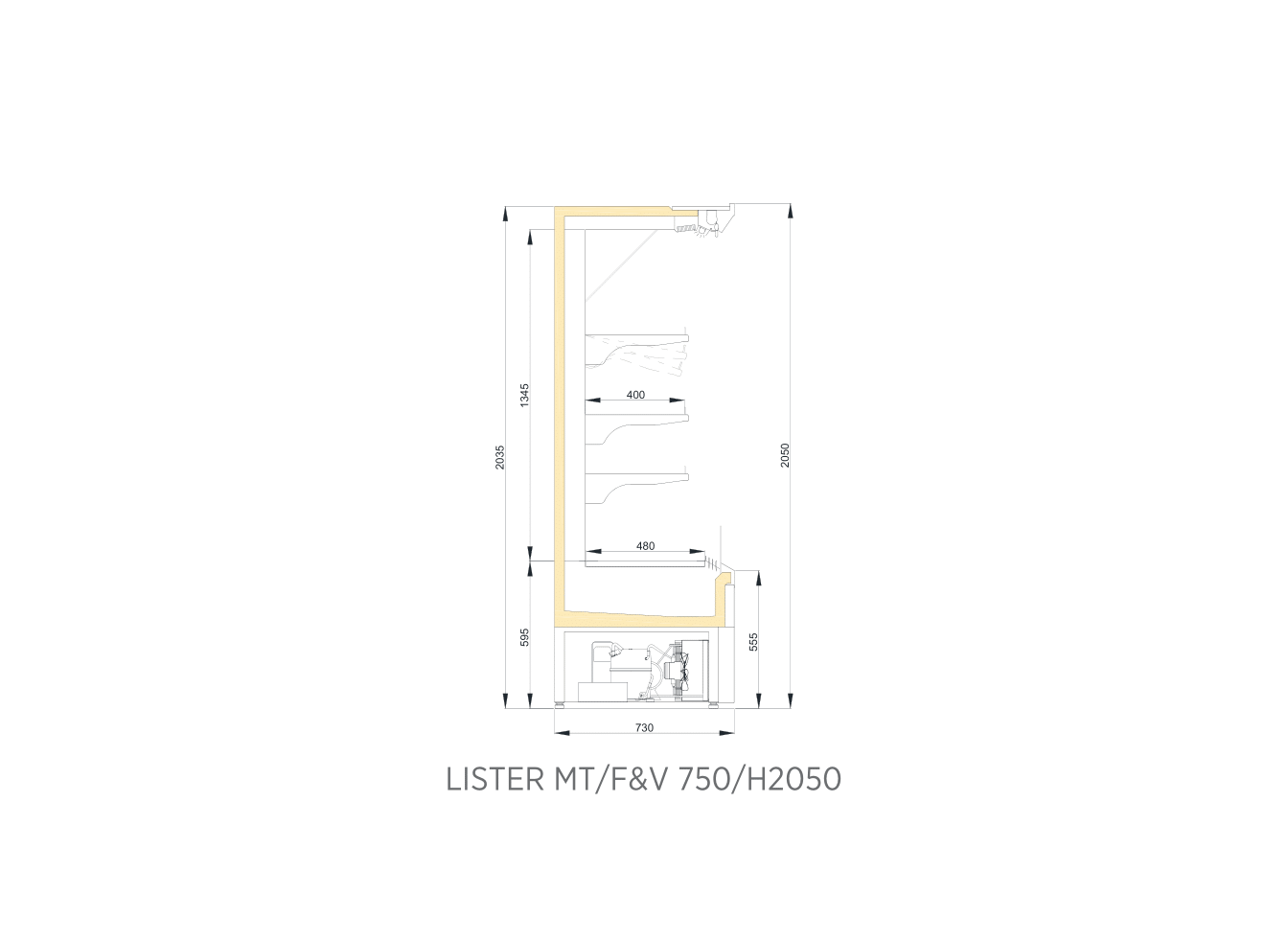 LISTER MT/F&V 750/H2050
