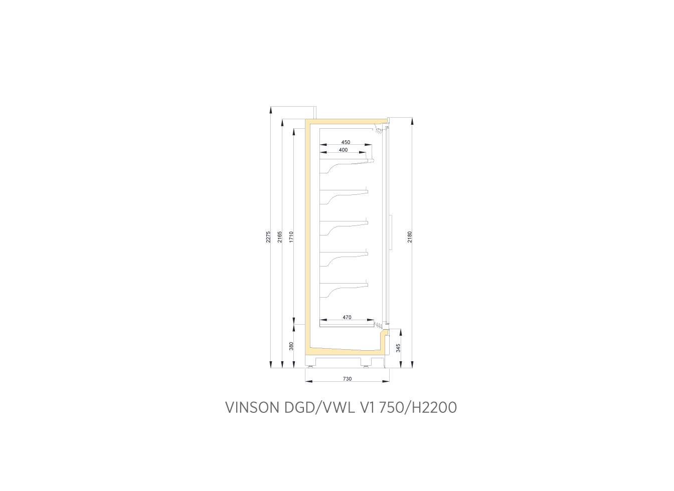 VINSON DGD VWL V1 750/H2200