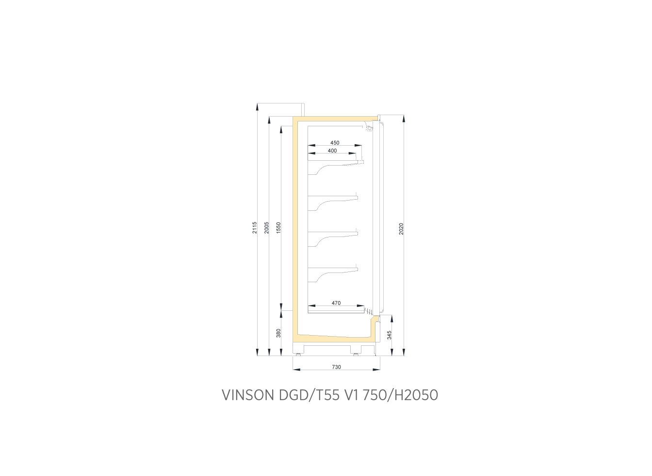 VINSON DGD T55 V1 750/H2050