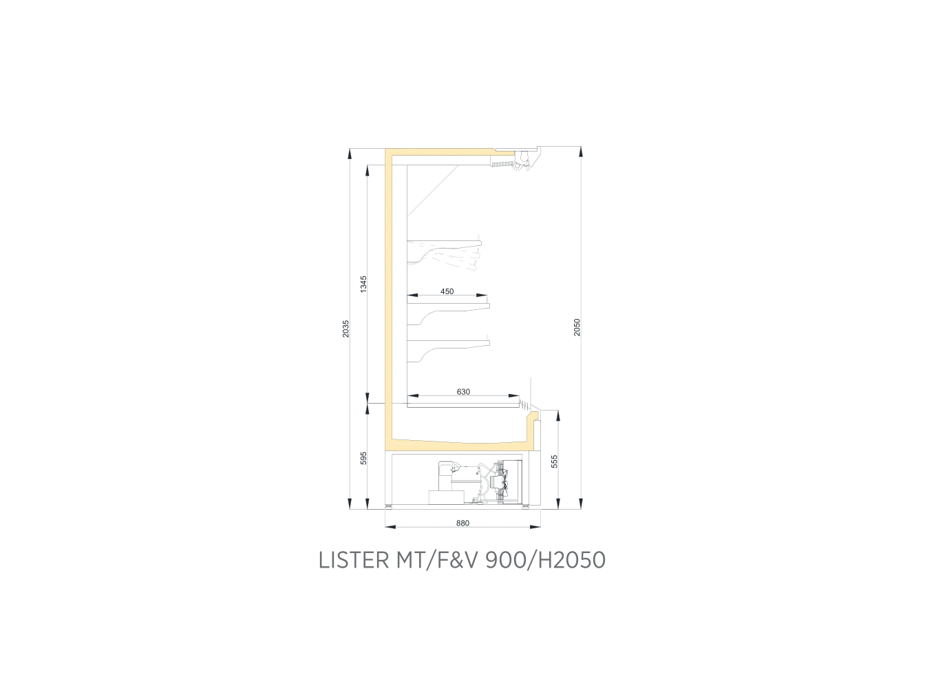 LISTER MT/F&V 900/H2050