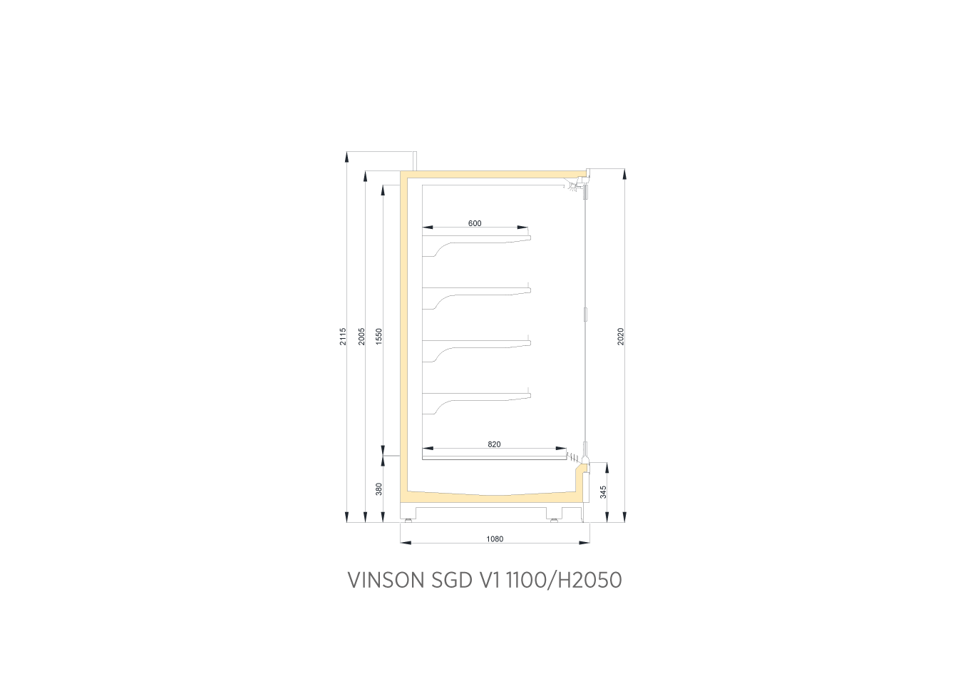 VINSON SGD V1 1100/H2050