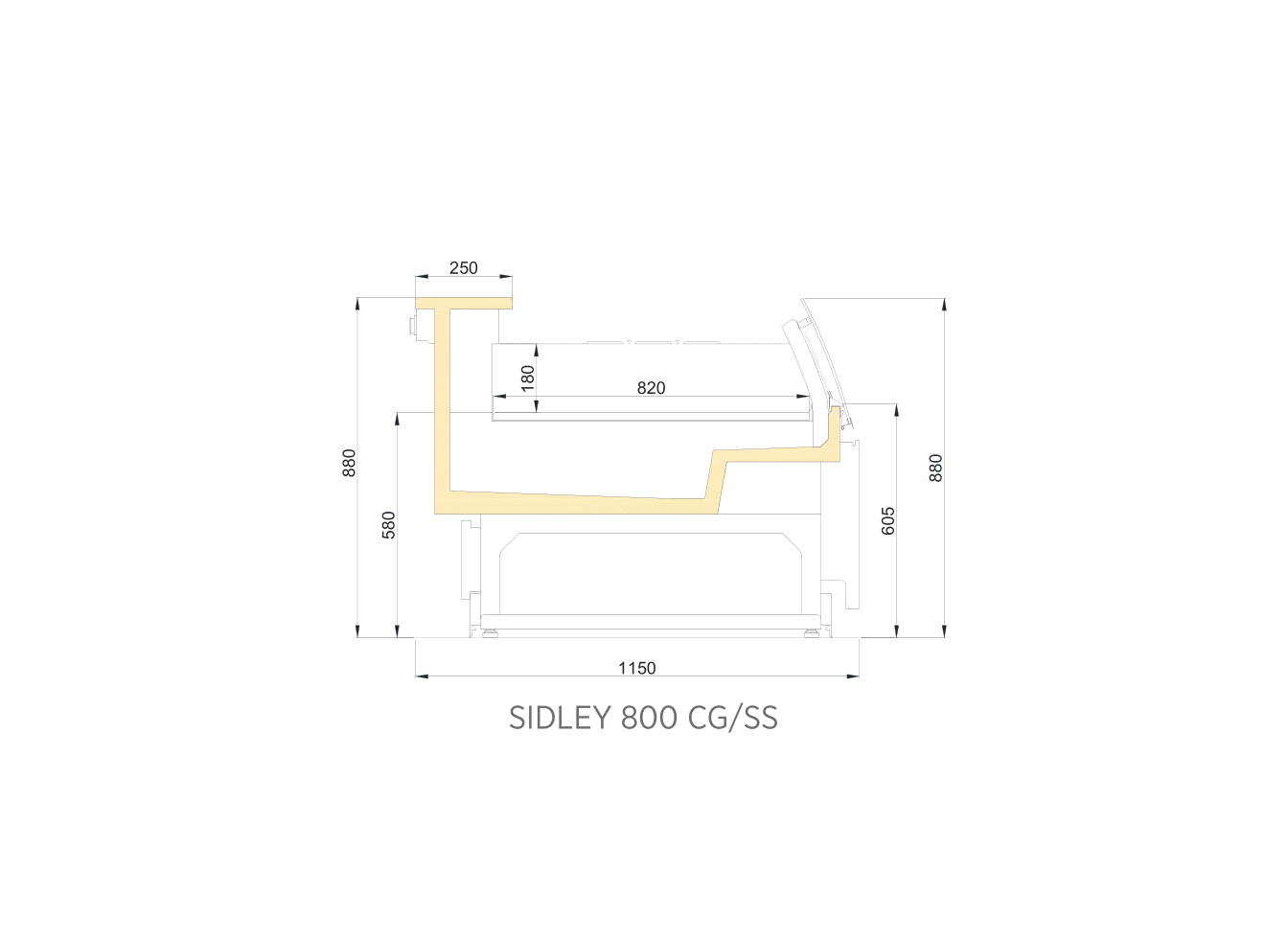 SIDLEY 800 CG SS