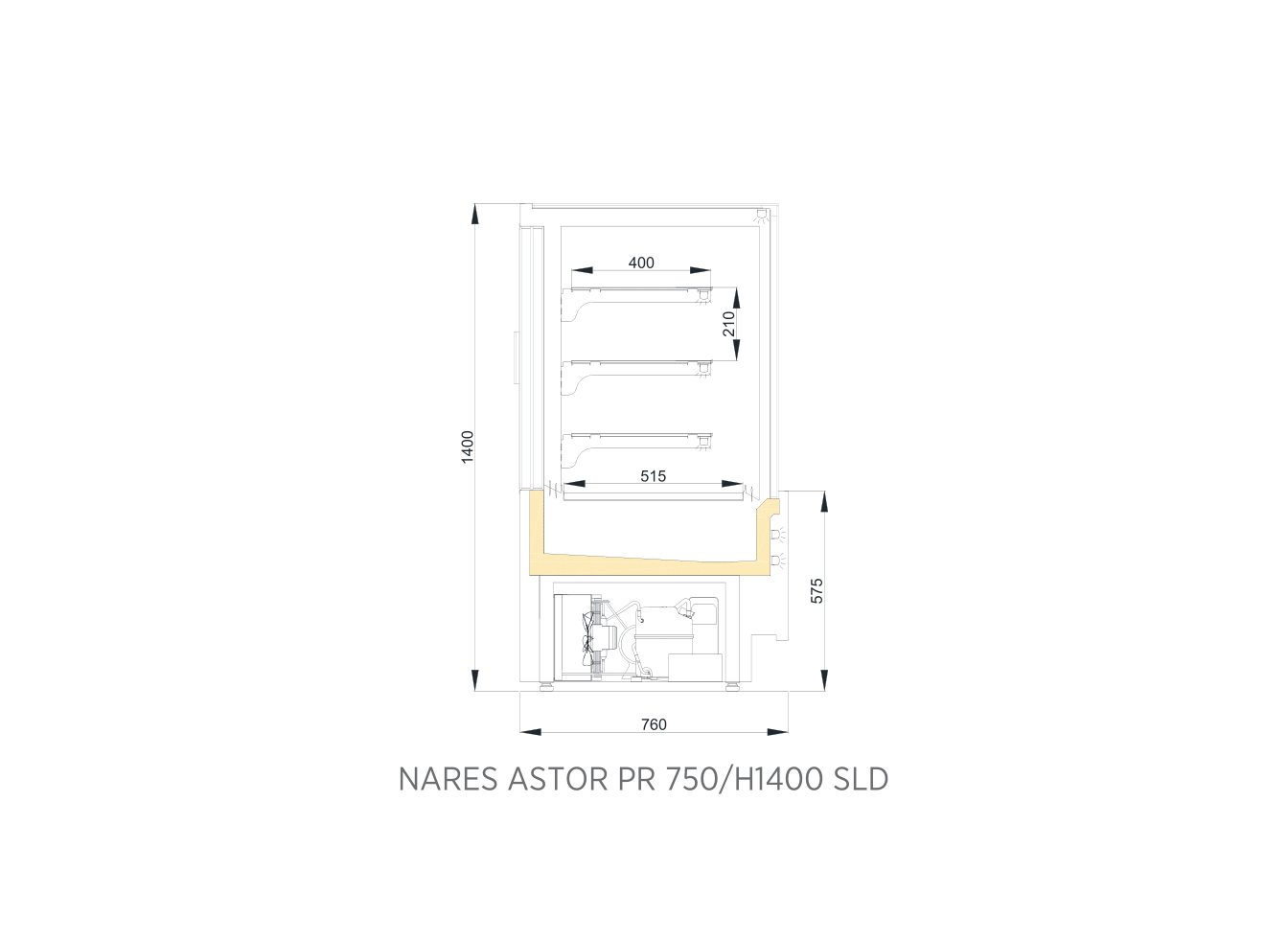 NARES ASTOR-PR 750 H1400 SLD