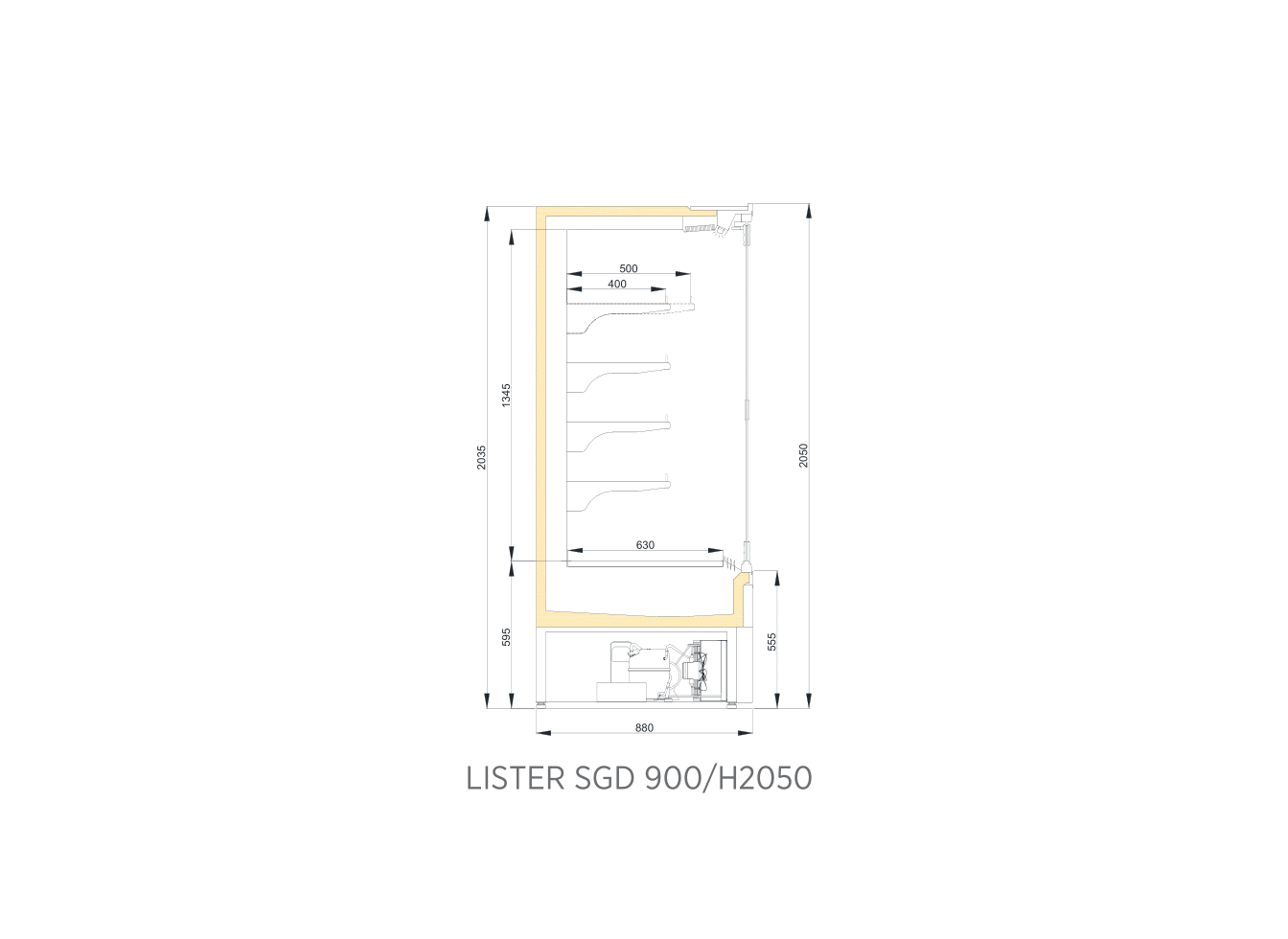 LISTER SGD 900/H2050
