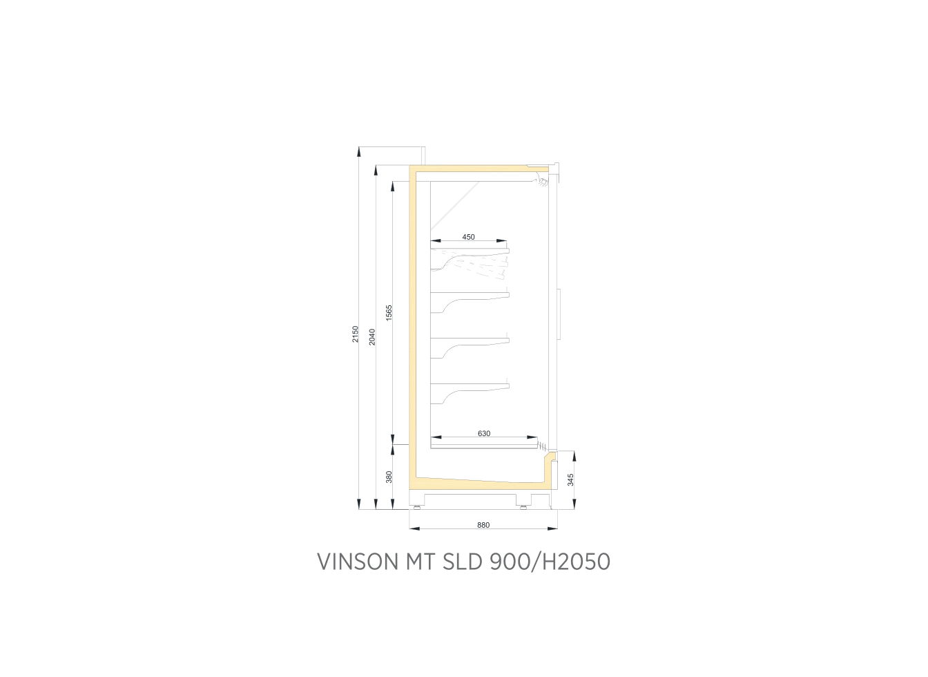 VINSON MT SLD 900/H2050