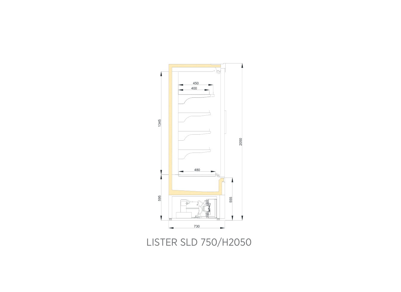 LISTER SLD 750/H2050
