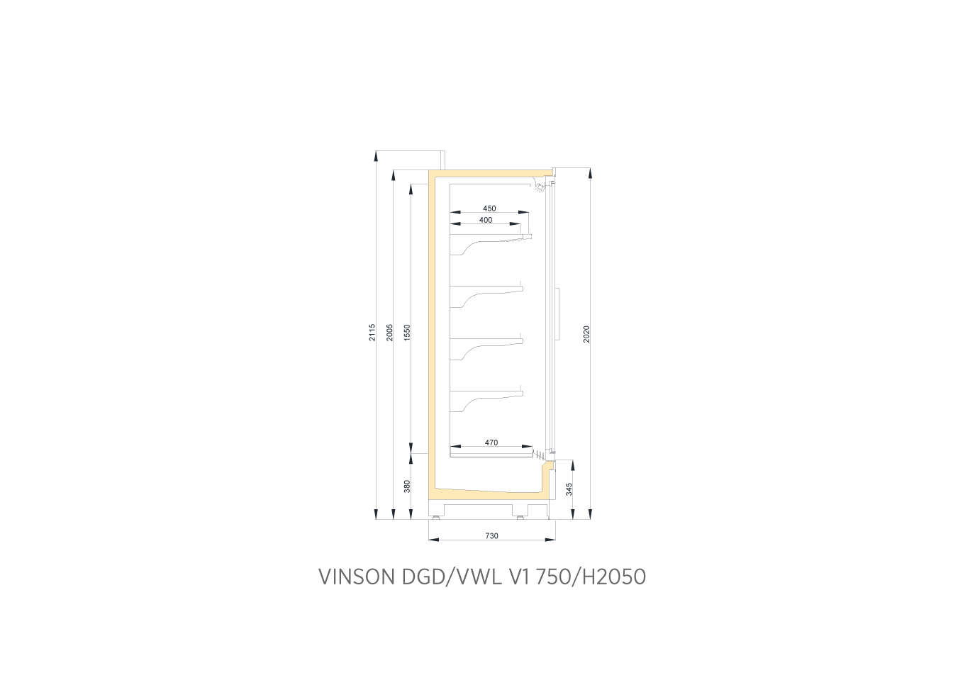 VINSON DGD VWL V1 750/H2050