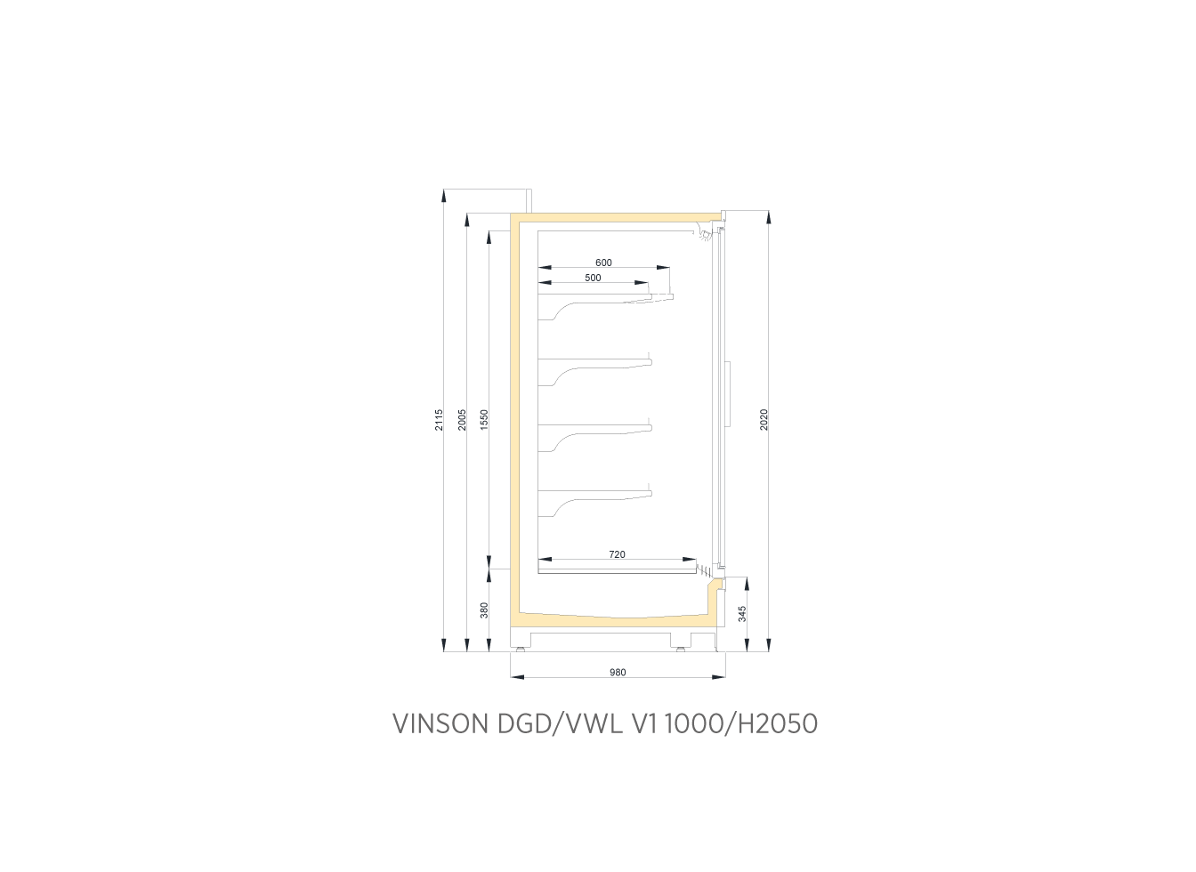 VINSON DGD VWL V1 1000/H2050