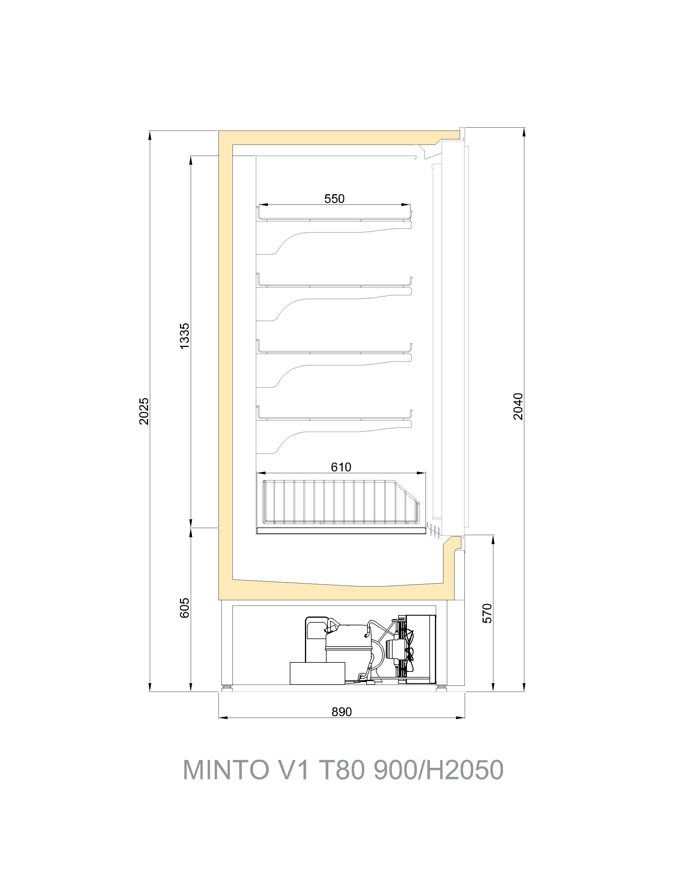 MINTO T80 900/H2050