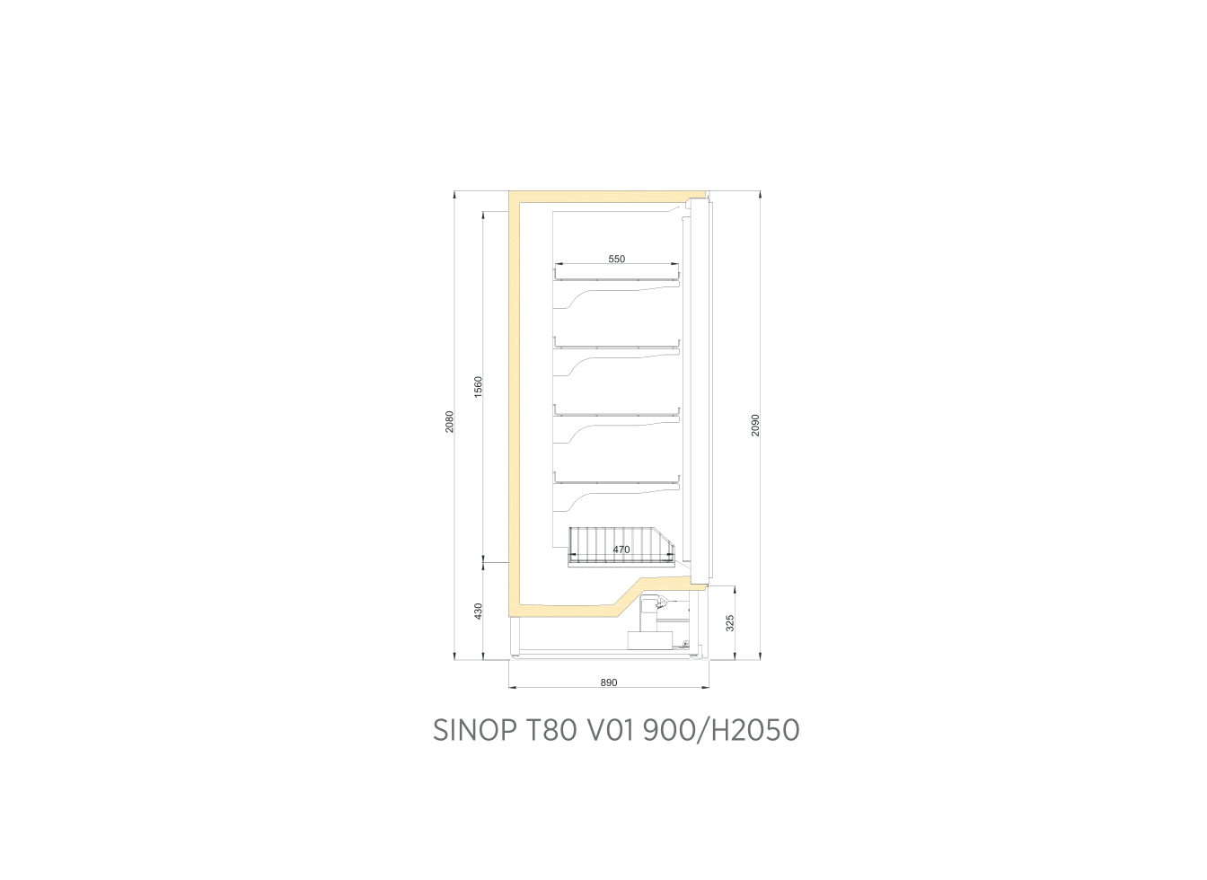 SINOP T80 V01 900/H2050