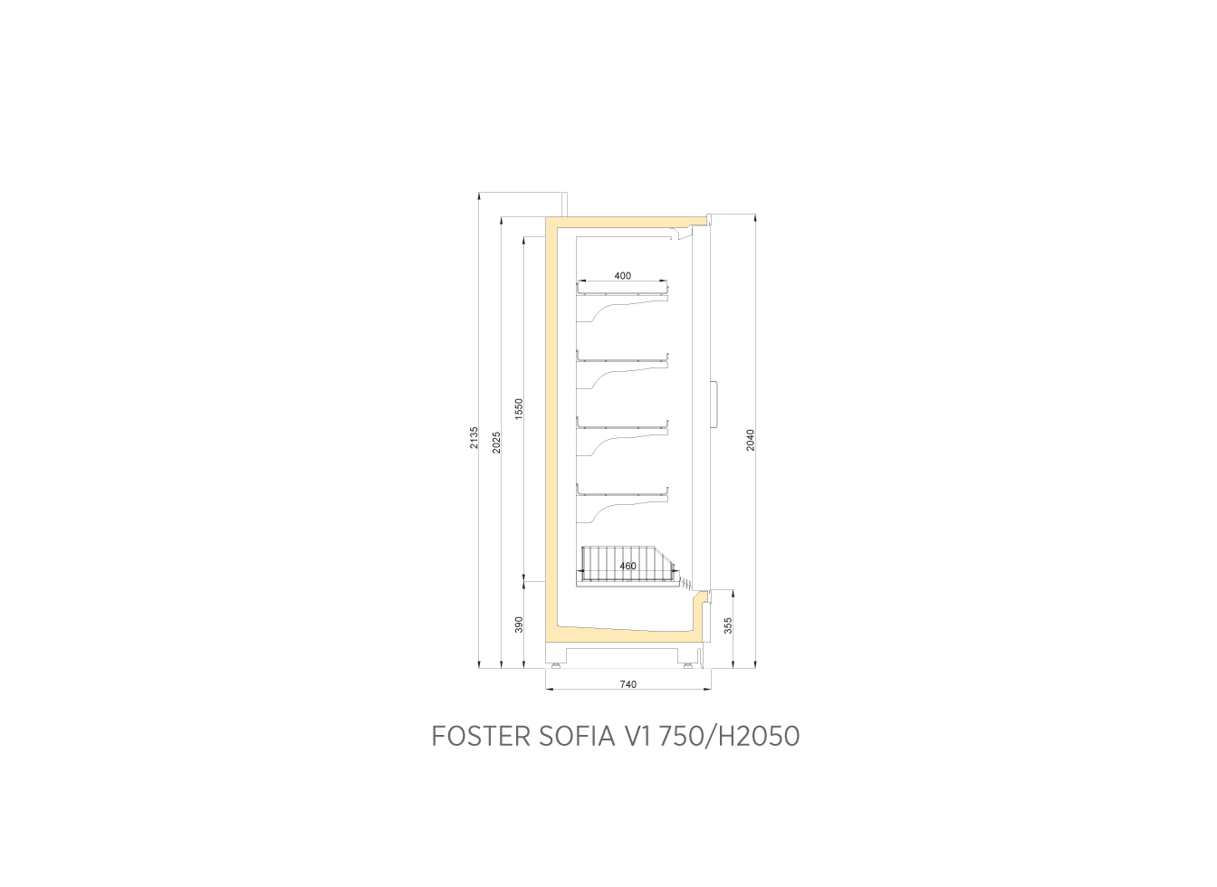 FOSTER SOFIA V1 750/H2050