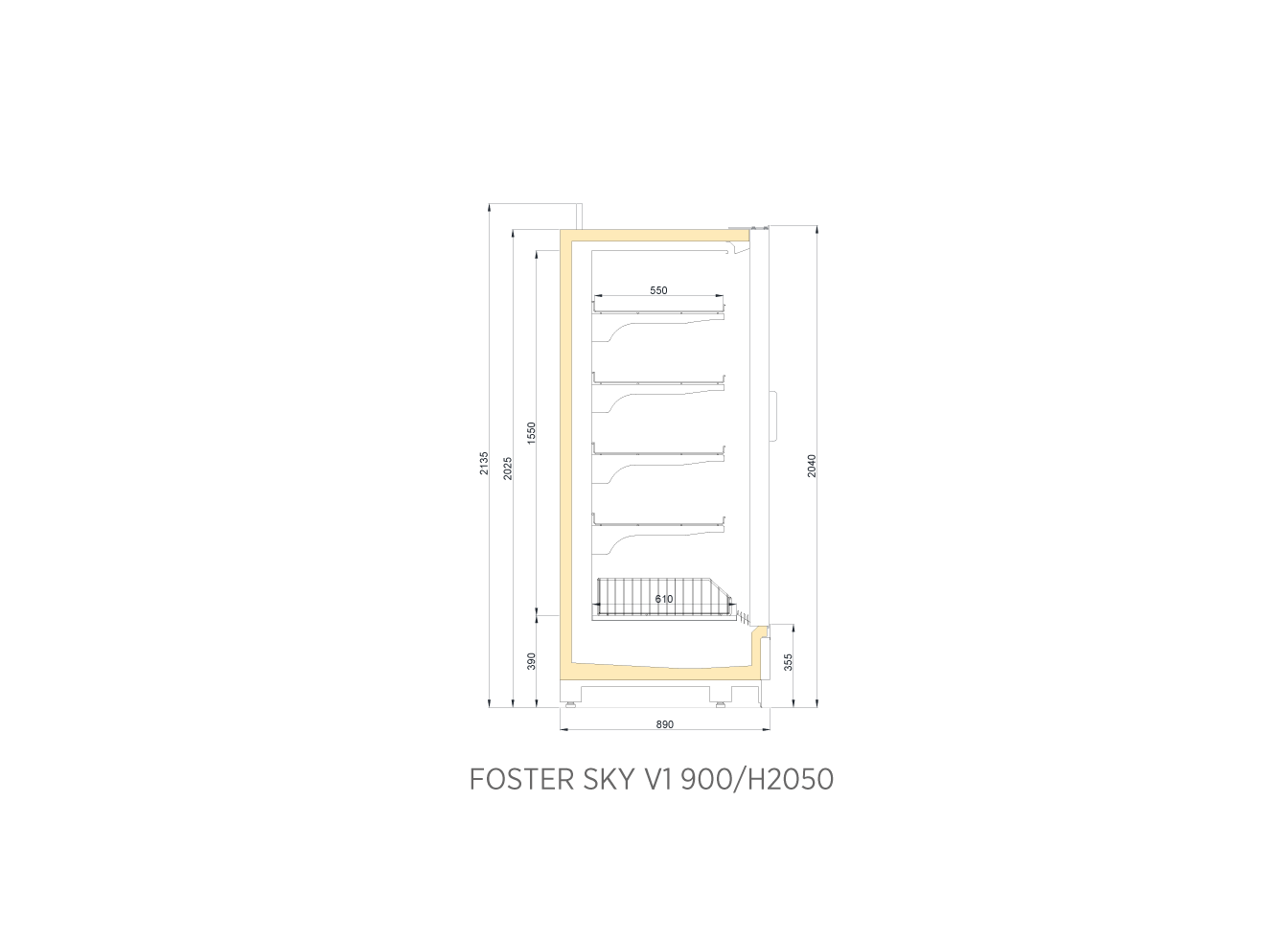 FOSTER SKY V1 900/H2050