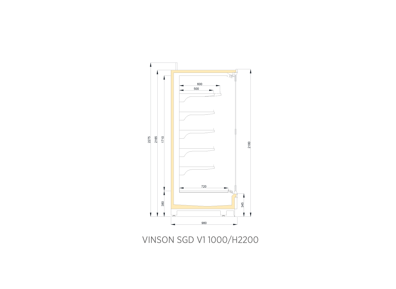 VINSON SGD V1 1000/H2200