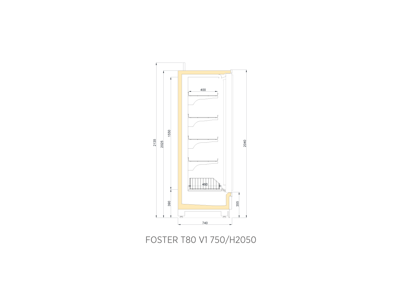 FOSTER T80 V1 750/H2050