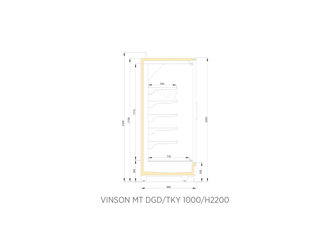 VINSON MT TKY 1000/H2200