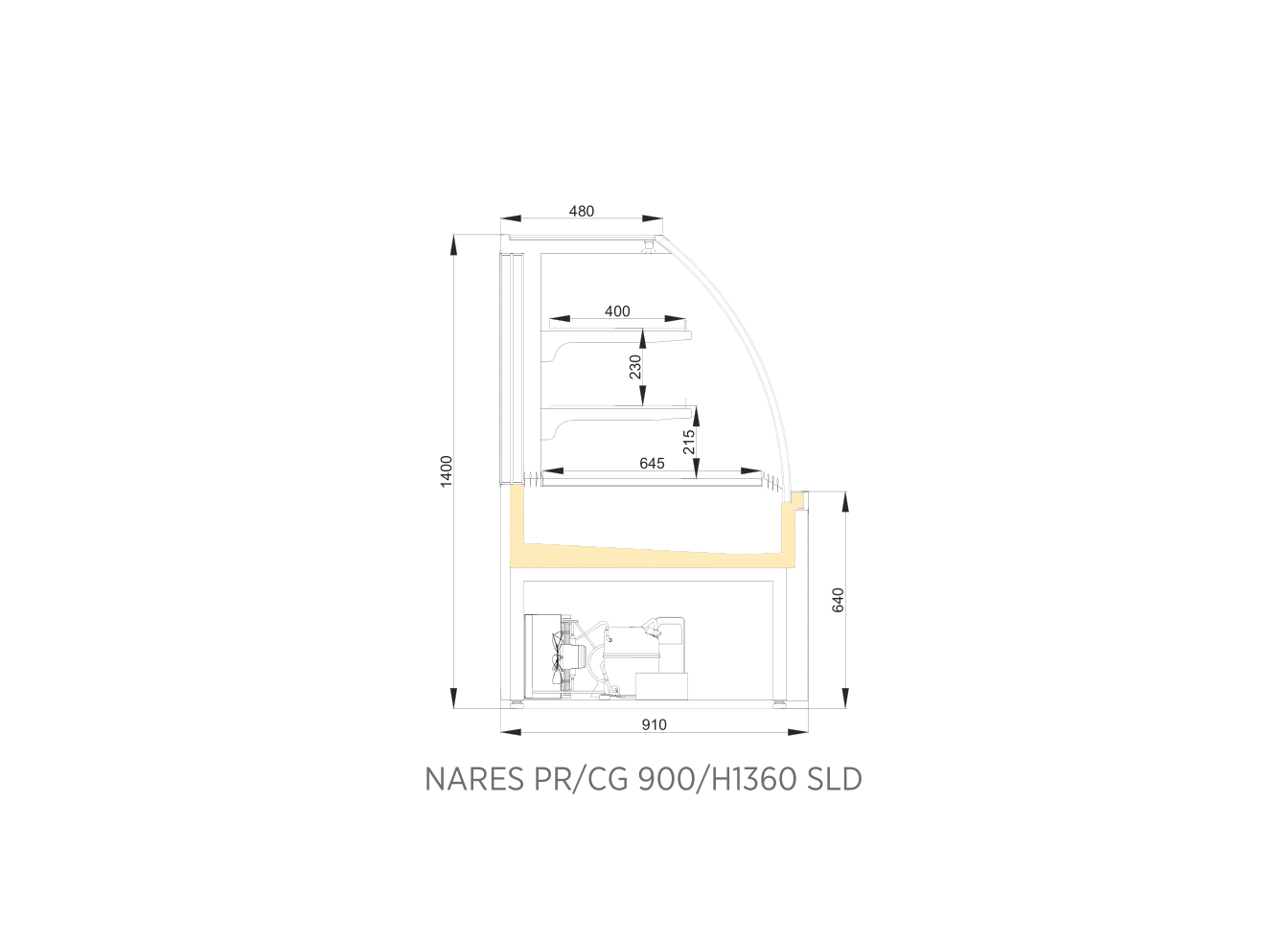 NARES PR/CG 900/H1360 SLD