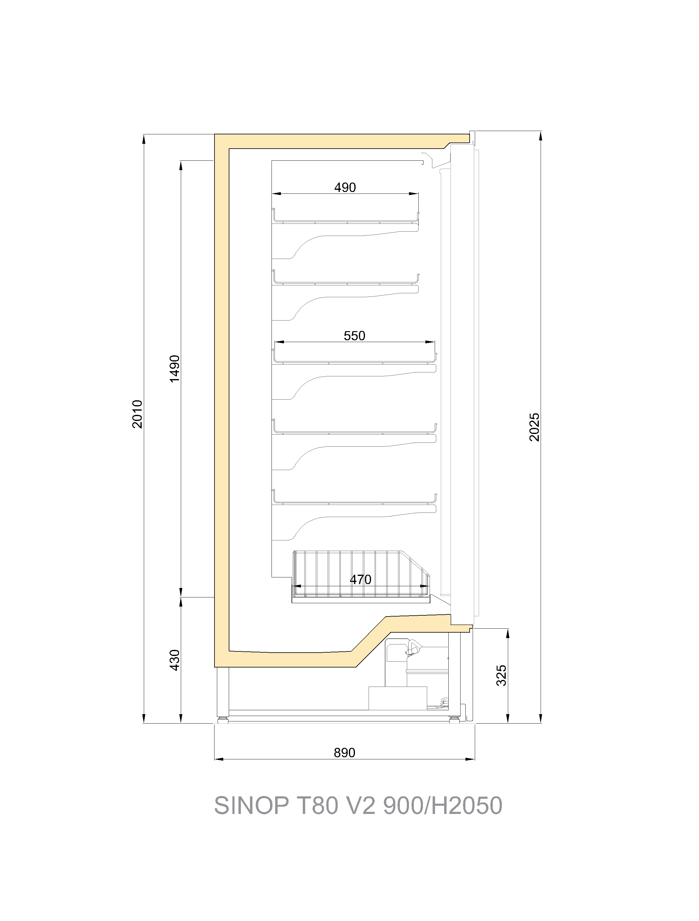 SINOP T80 V2  900/H2050