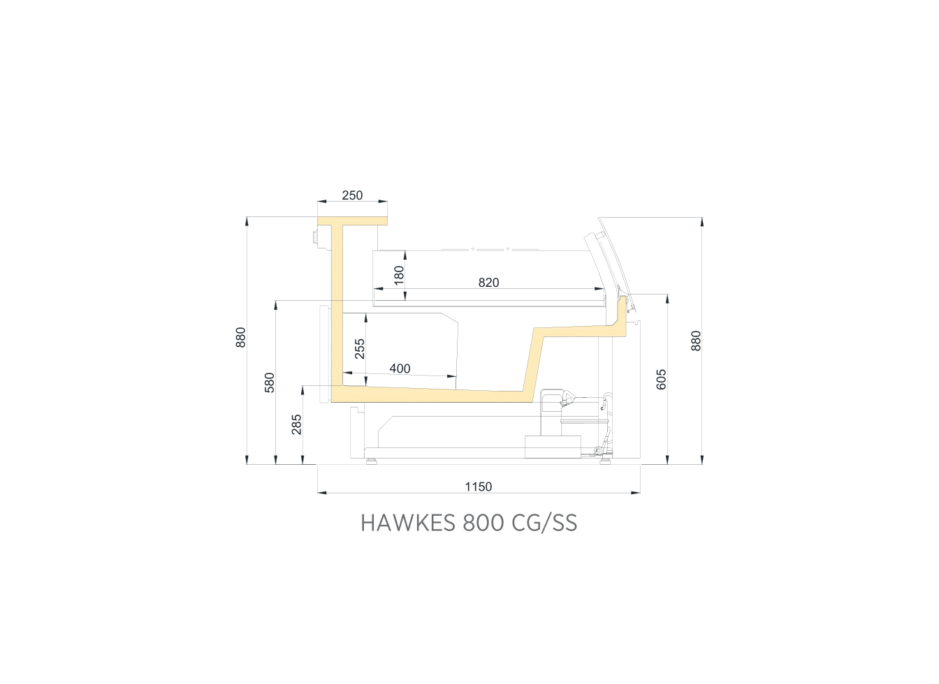 HAWKES 800 CG/SS