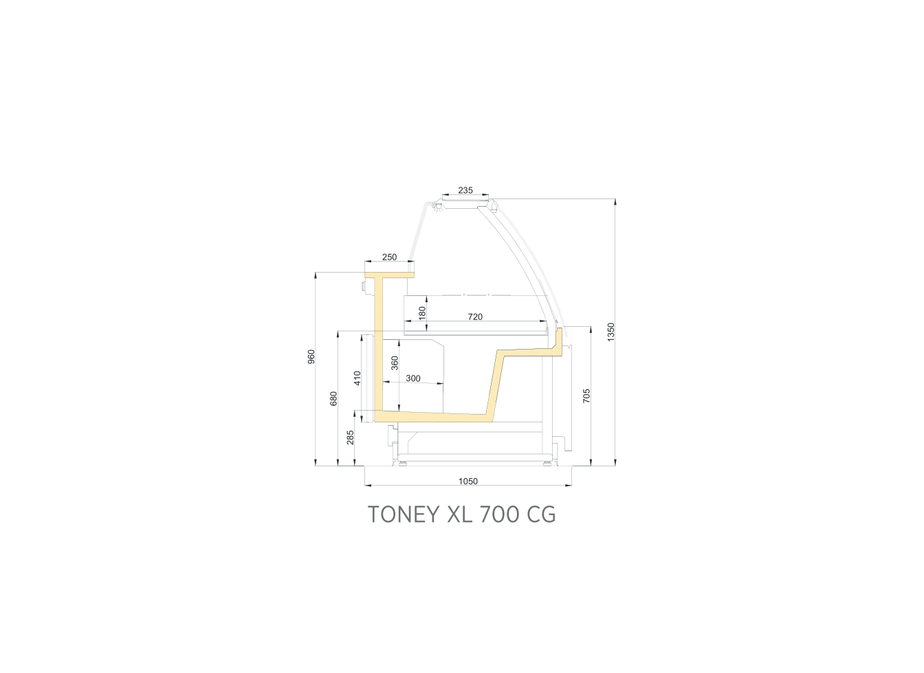 TONEY CG XL 700