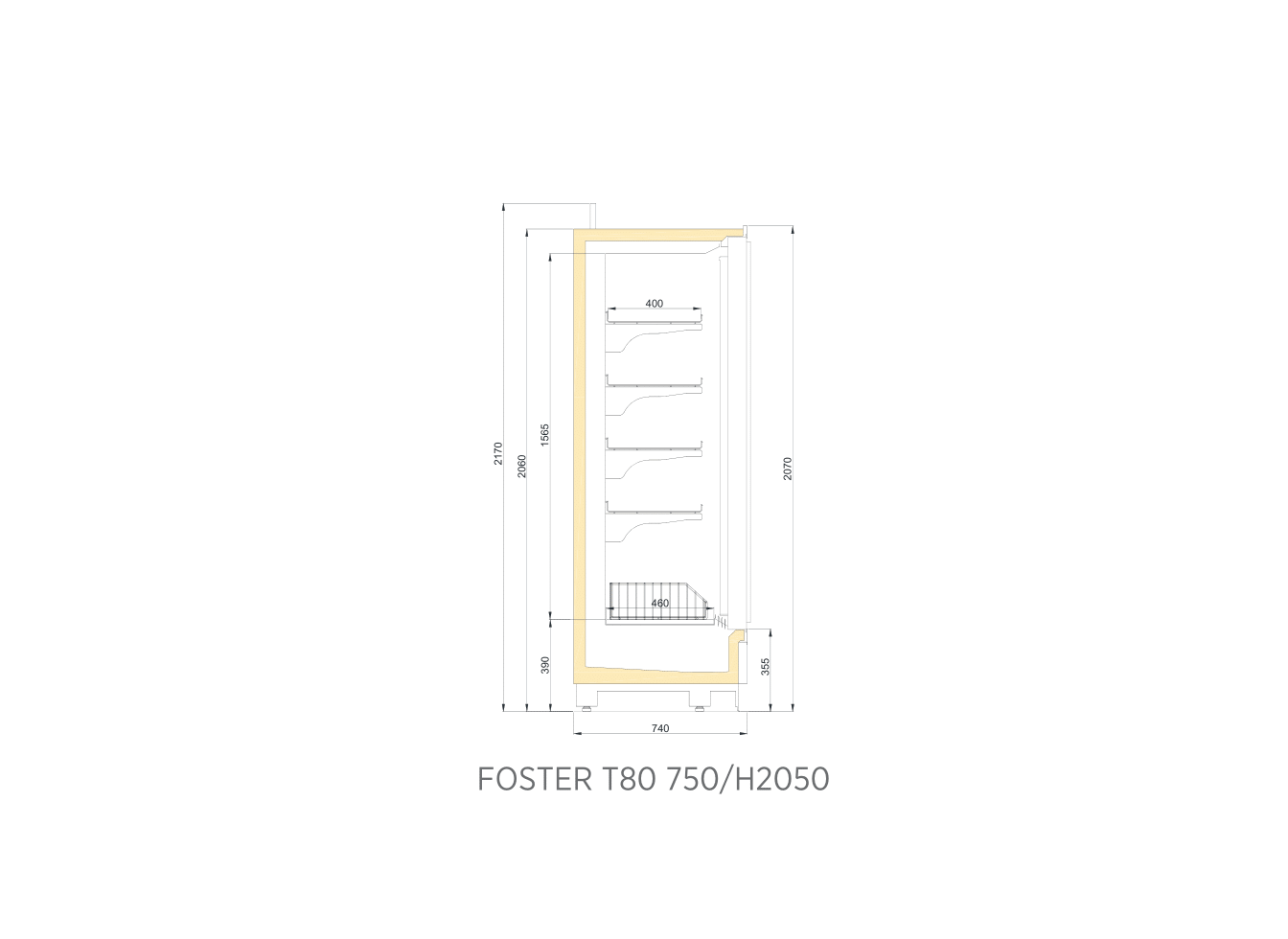 FOSTER T80 750/H2050