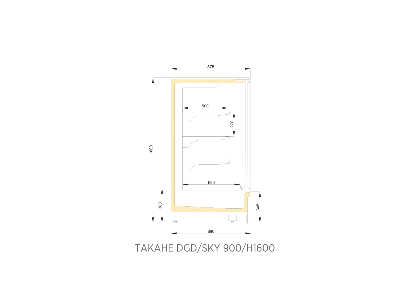 TAKAHE BOX DGD SKY 900/H1600