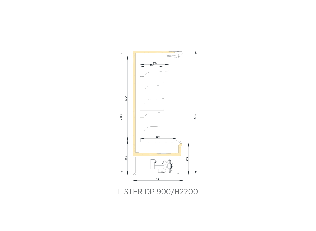 LISTER DP 900/H2200