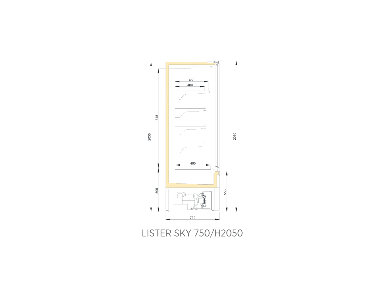 LISTER SKY 750/H2050
