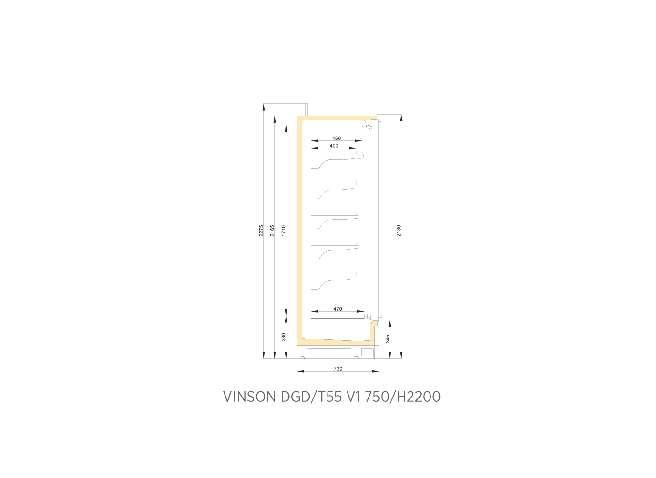 VINSON DGD T55 V1 750/H2200