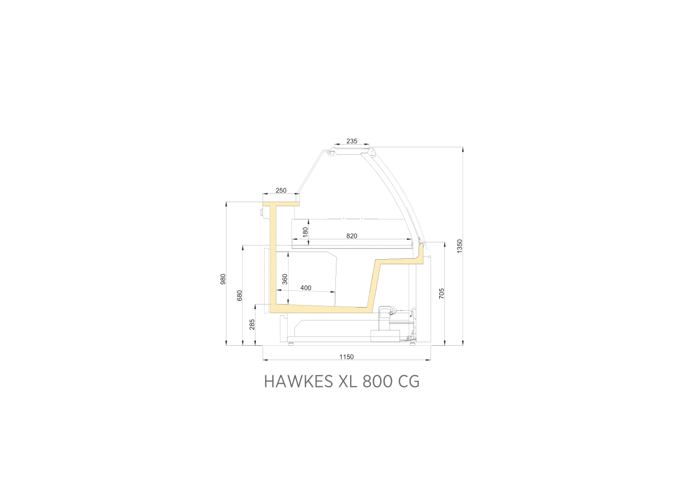 HAWKES XL 800 CG