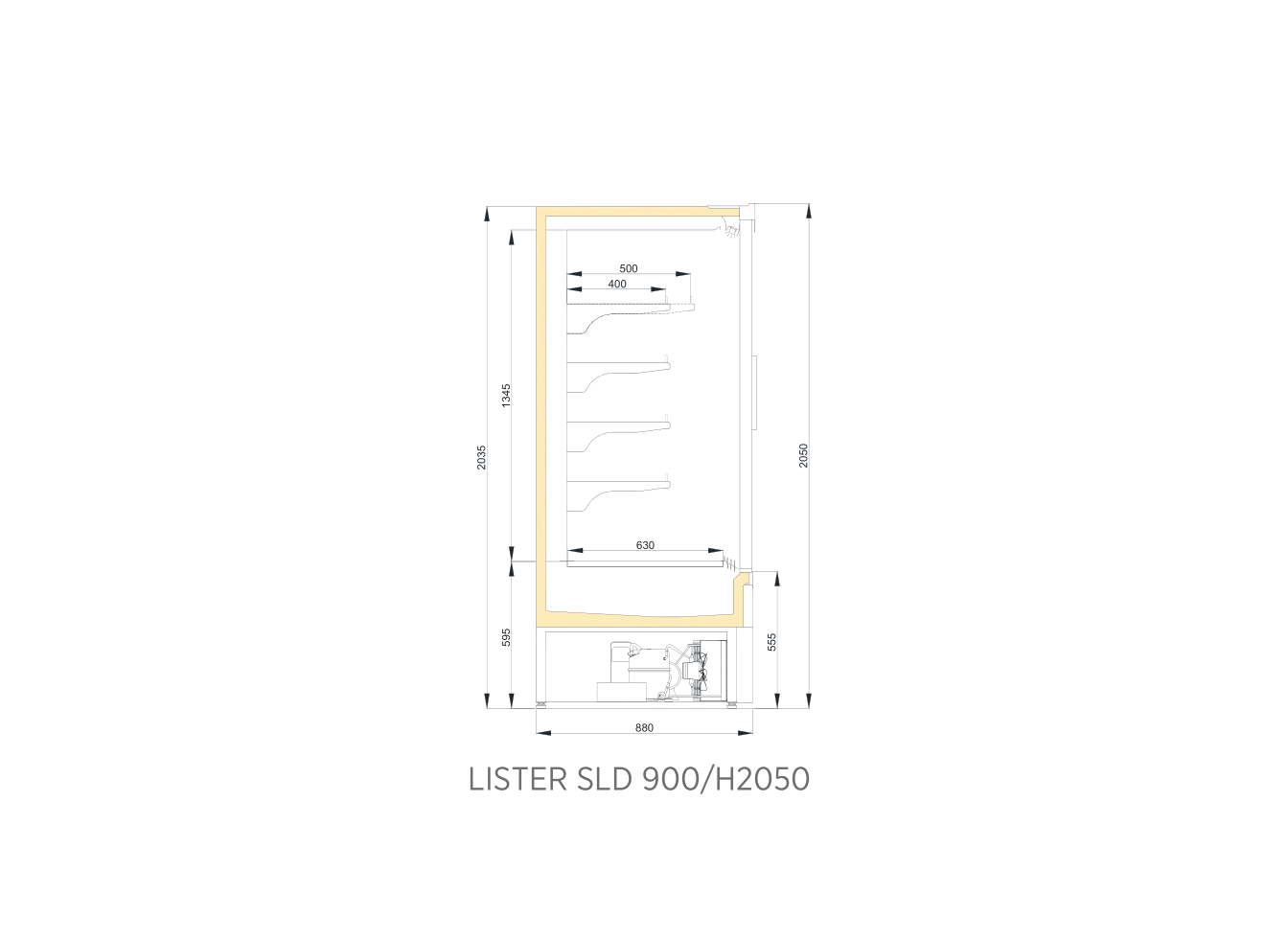 LISTER SLD 750/H2050