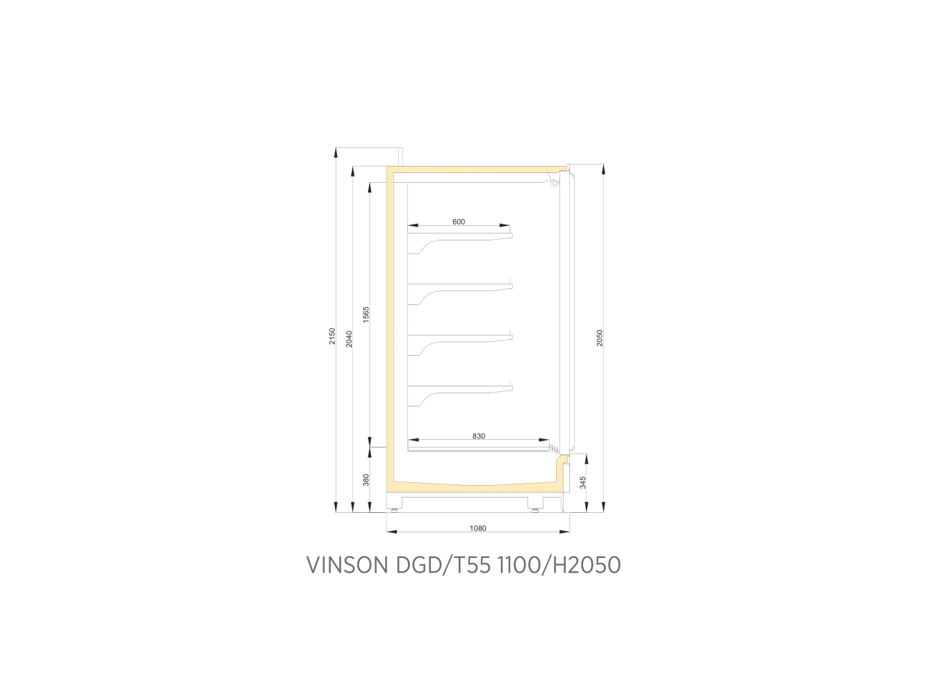 VINSON DGD T55 1100/H2050